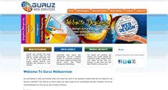 Desktop Screenshot of guruzwebservices.com